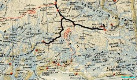 Valdez and Macarthy map