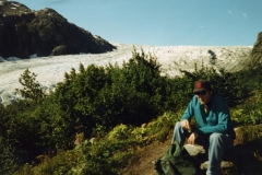 Dan at the glacier