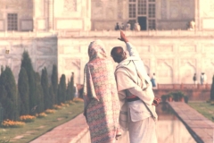 Indians admiring their national treasures