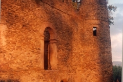 Part of Fasilidas castle Gondar Ethiopia