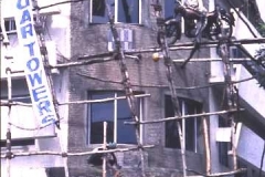 Scaffolding, Madras with dummy on motorcycle to ward off the evil eye