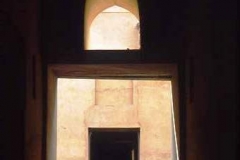 Palace air conditioning - interior. openings, often concealed, allow movement of warm and cooler air through the palace