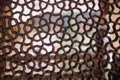 Zenana screen, behind which ladies of the palace could watch public proceedings without being seen themselves