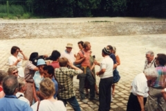 TV crew interviewing us Chimkent