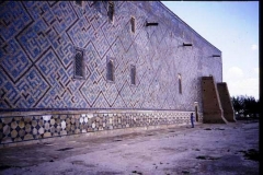 Geometrically tiled wall Samarkand
