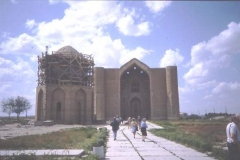 Restoration of Islamic monument Central Asia