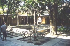 Courtyard view Bokhara Central Asia