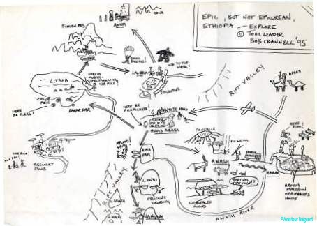 Hand-drawn-map-of-our-itinerary-in-Ethiopia-©-Bob-Cranwell