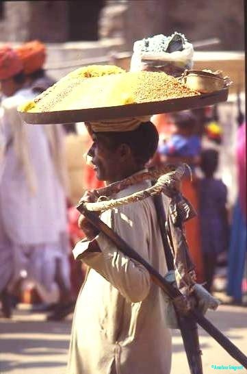 Snack seller, Jaipur