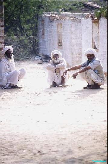Rabari elders take five