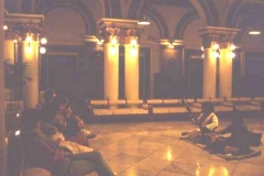 Musical prelude to carpet sales