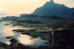 Lofoten land and seascape