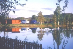 Scenic campsite, Sorsele, Sweden